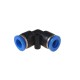 Фитинг для пластиковых трубок угловой 8мм ROCKFORCE, арт. RF-SPV08